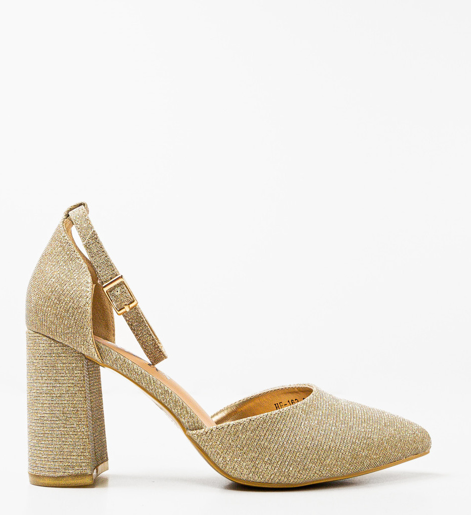Pantofi Lewis Aurii | Eleganță și Stil - imagine 6