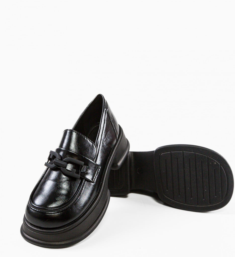 Pantofi Casual Herek Negri - Confort Stilat - imagine 11