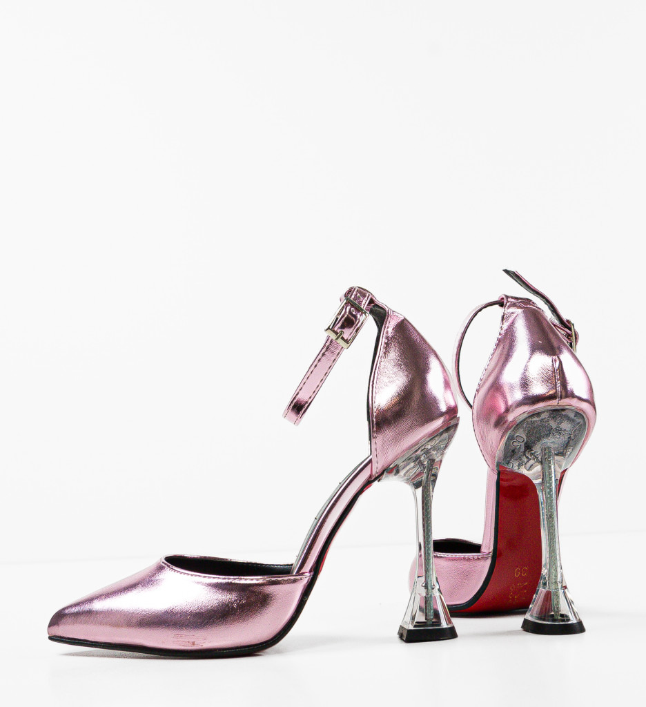 Pantofi cu toc Kane Roz - Eleganță și Stil - imagine 8