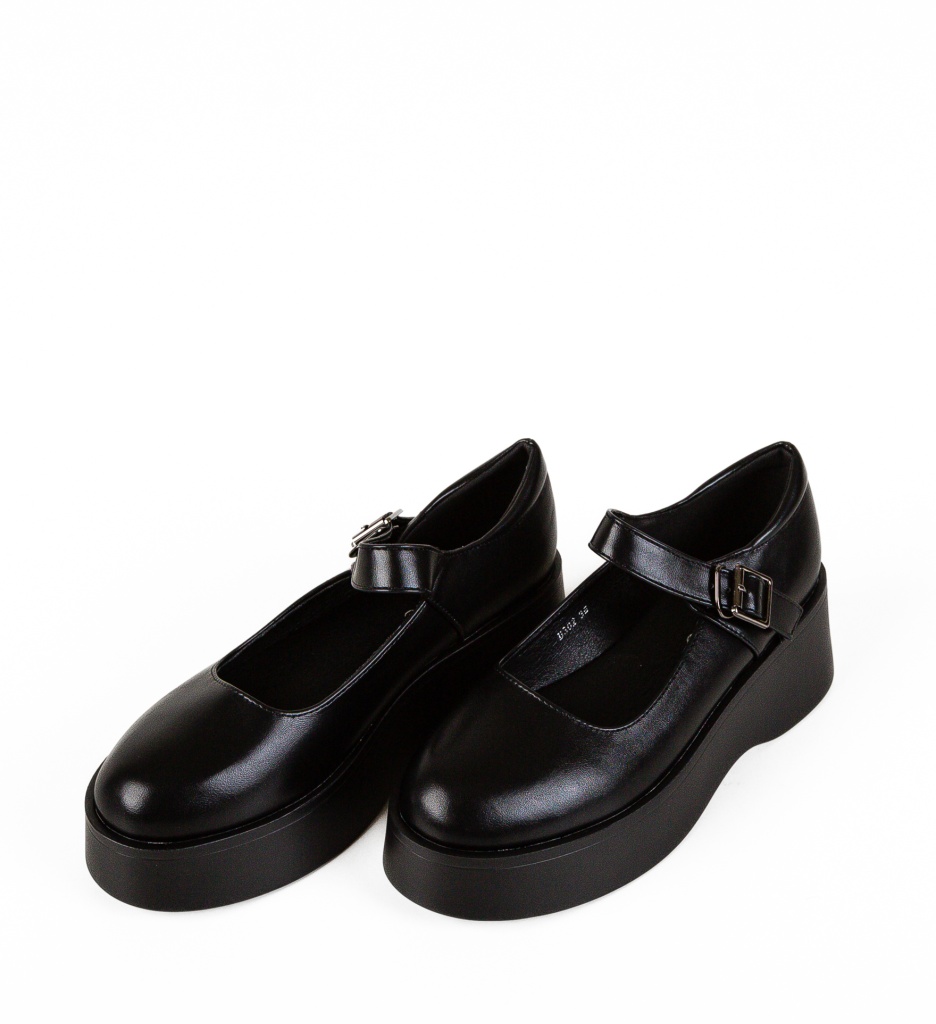 Pantofi Casual Madylu Negri - Confort Stilat - imagine 7