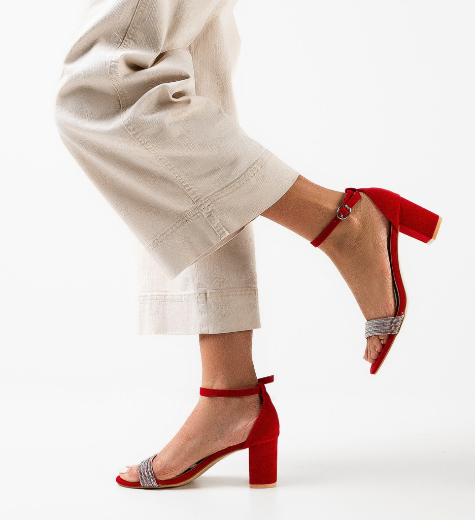 Sandale Ward Rosii cu Toc - Eleganta la Fiecare Pas - imagine 3