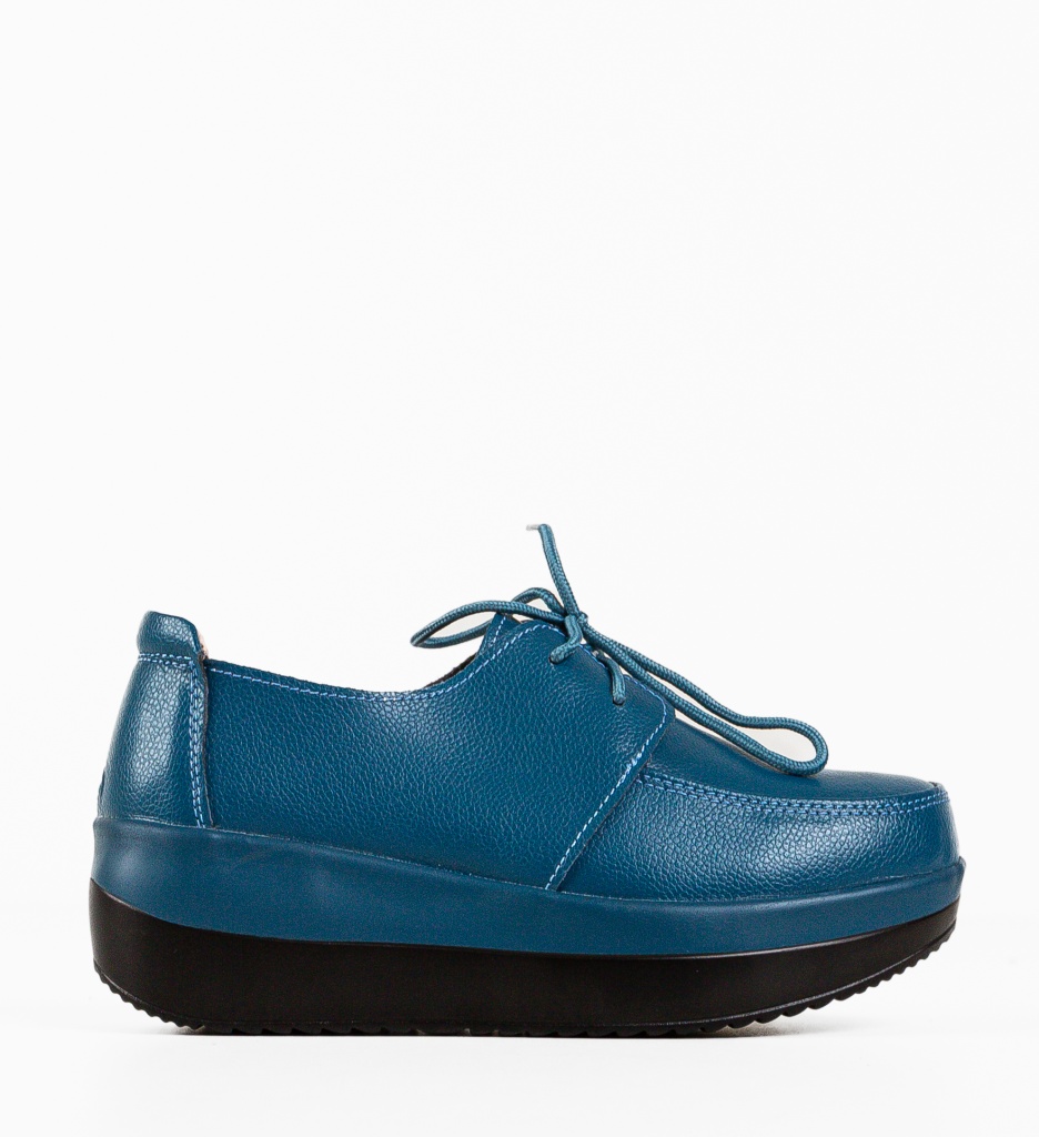 Pantofi Casual Cream/Albastru - Confort și Stil - imagine 5