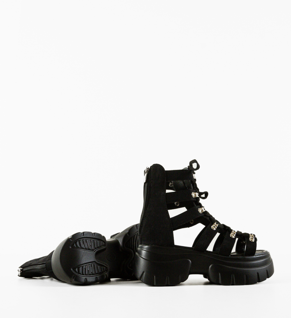 Platforme Dama Golaris Negre | Stil Confort - imagine 5