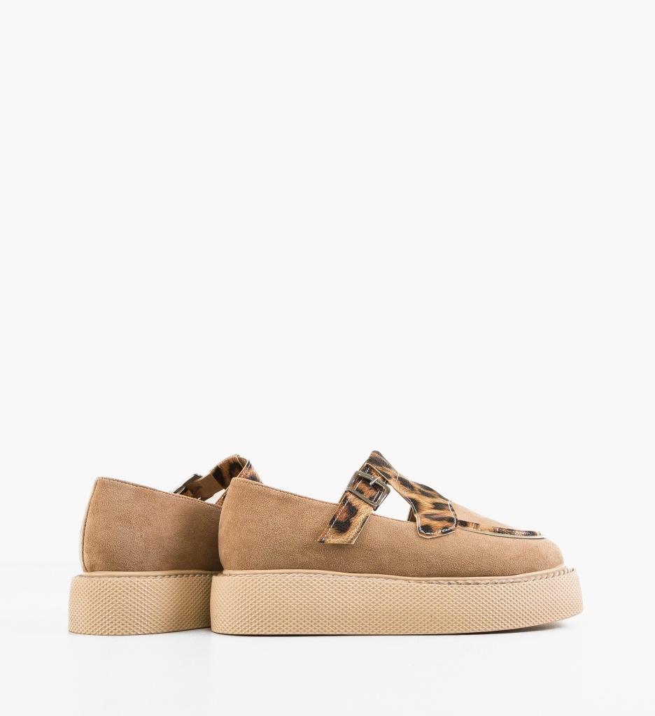 Pantofi Casual Teylar Bej - Confort și Stil - imagine 3