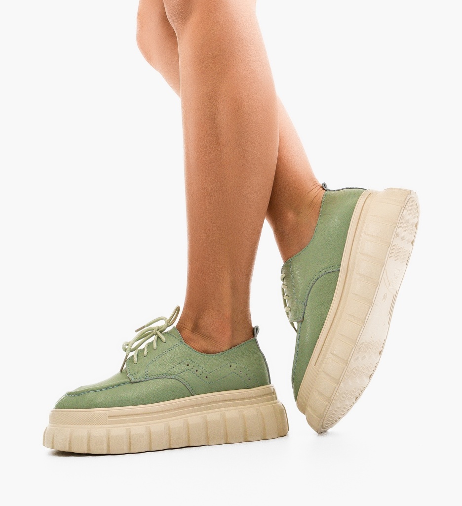 Pantofi Casual Loprem Verzi | Stil și Confort