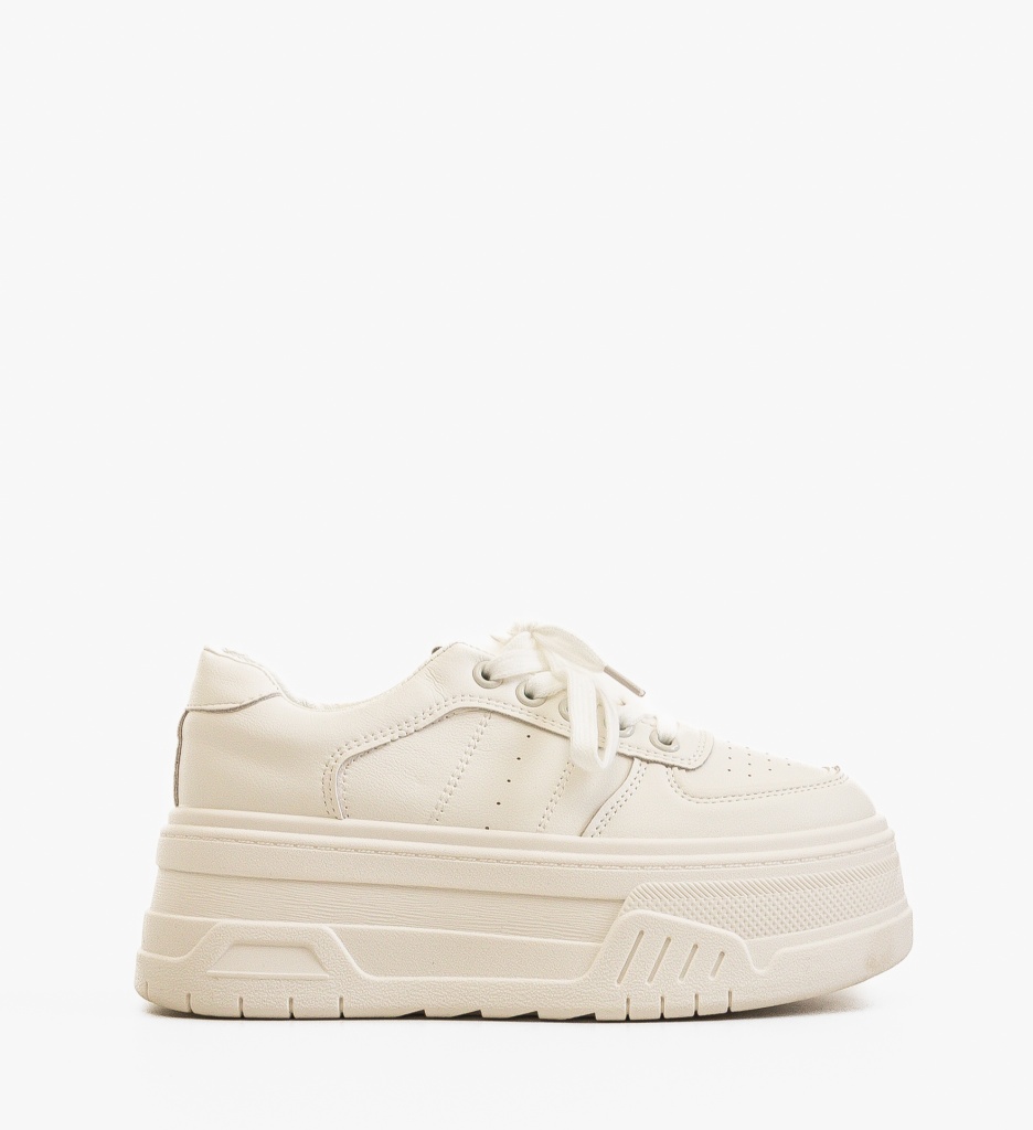 Sneakers Dama Nannje Albi | Confort și Stil - imagine 6
