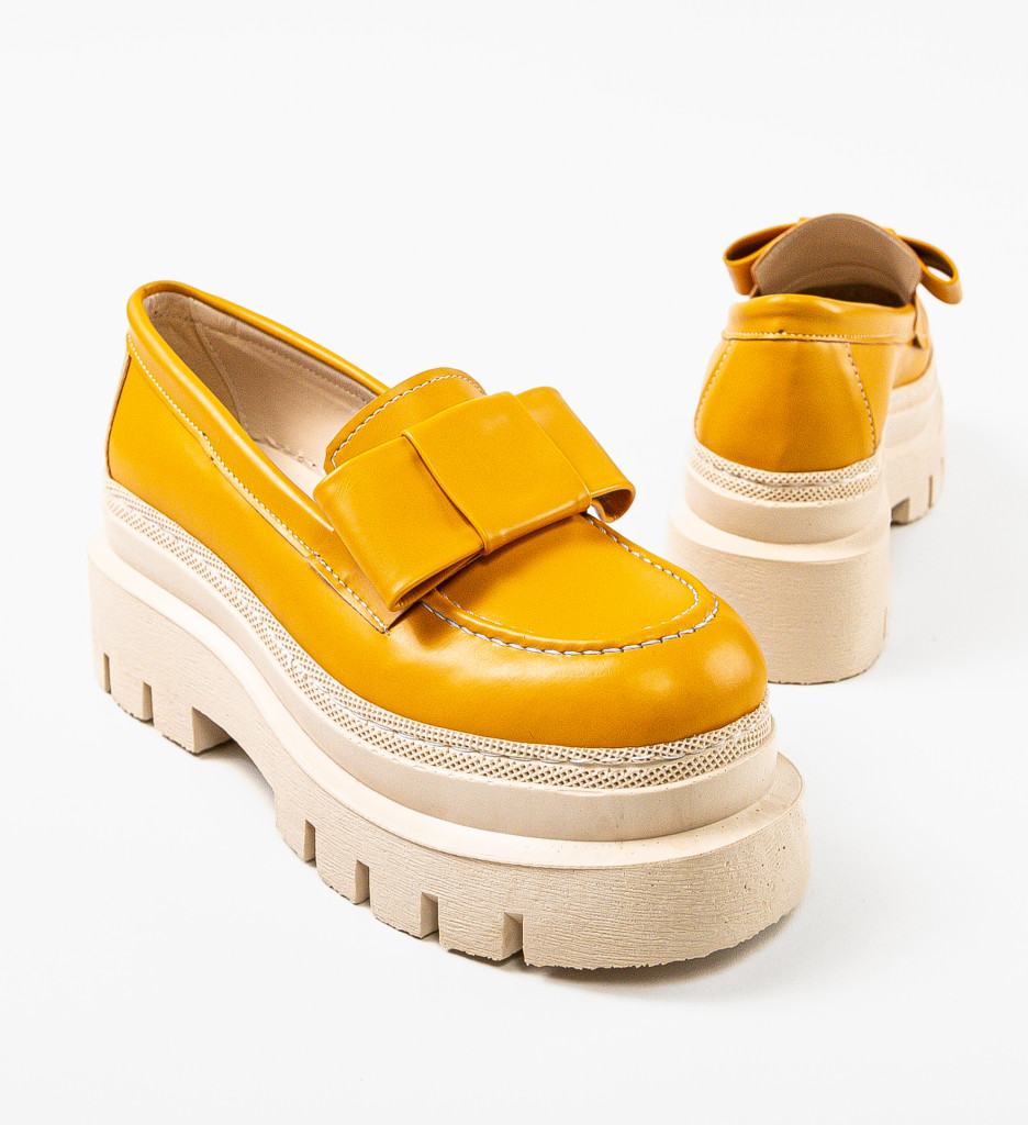 Pantofi Casual Rokanda Camel - Confort și Stil - imagine 6