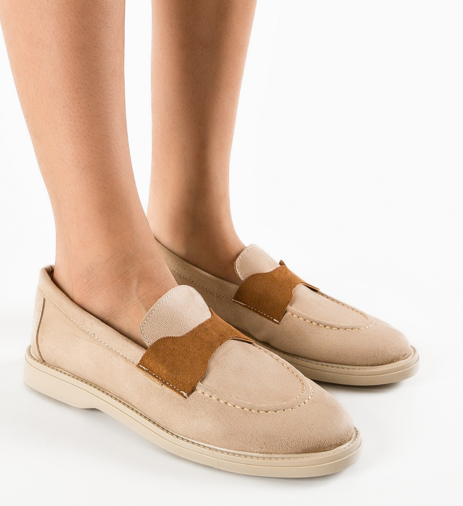 Pantofi Casual Andrey Bej - Confort și Stil - imagine 3