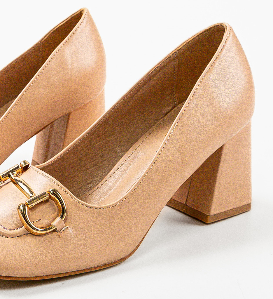Pantofi Beren Nude - Eleganță și Versatilitate - imagine 7