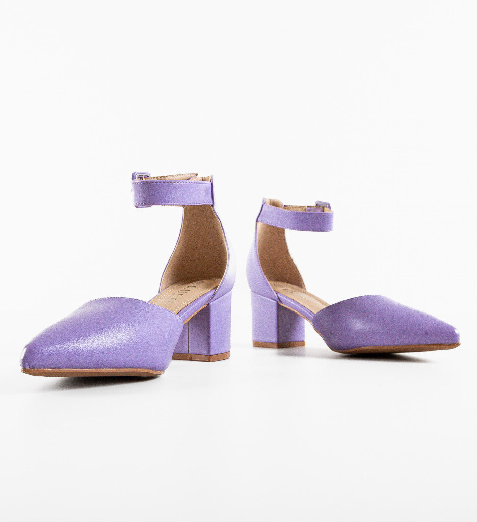 Pantofi Anerose Mov | Eleganță și Stil - imagine 5