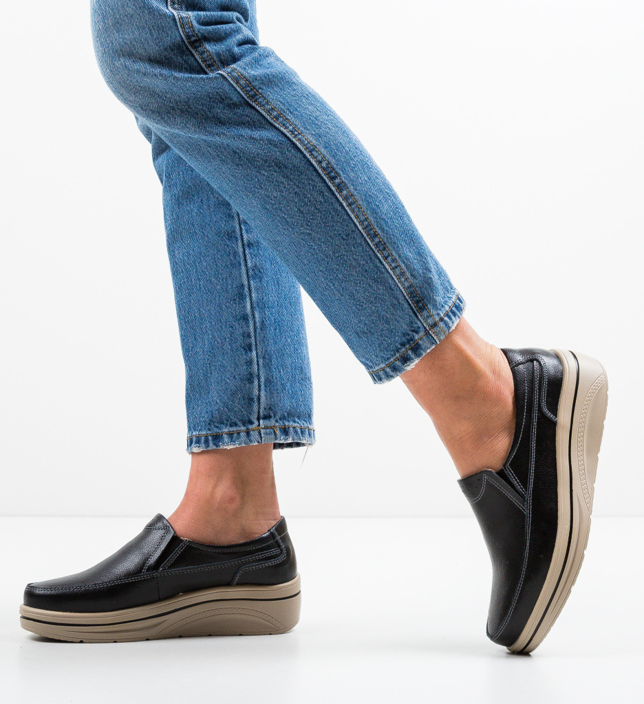 Pantofi Casual Rankin Negri | Stil și Confort - imagine 2