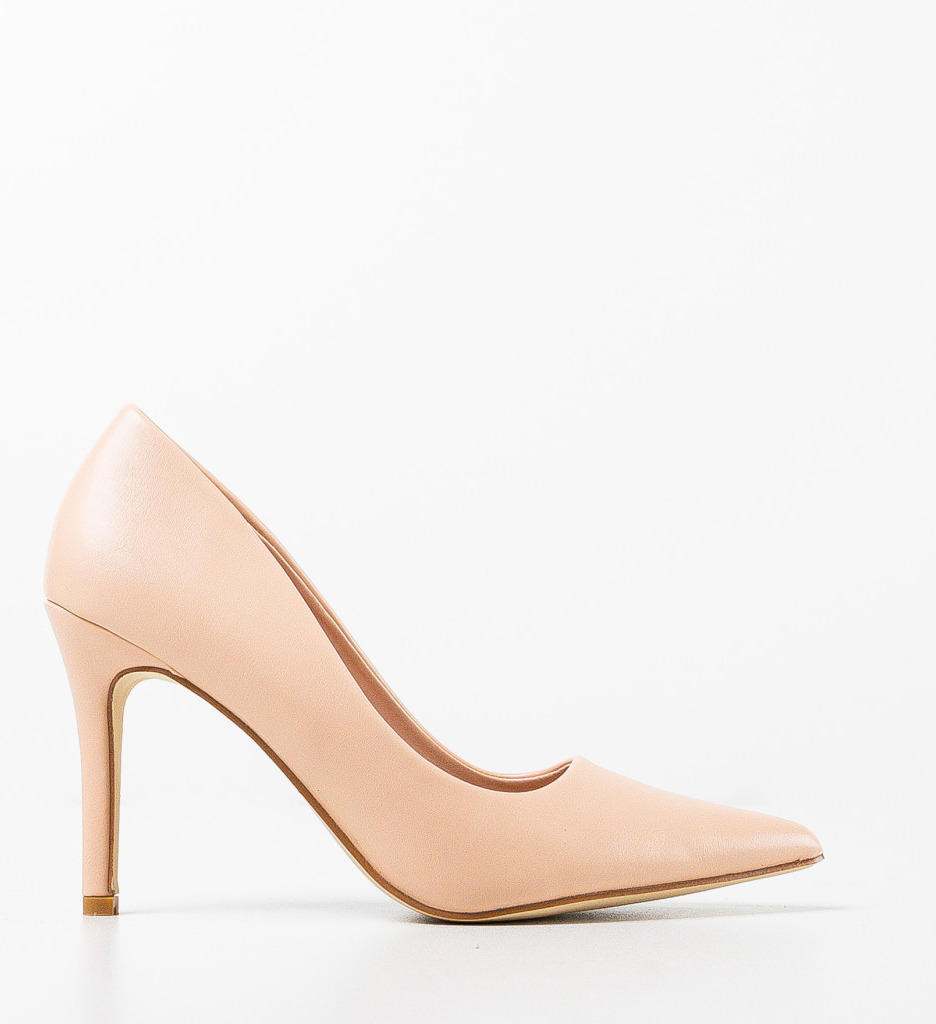 Pantofi cu Toc Plazar Eleganți Bej - imagine 4