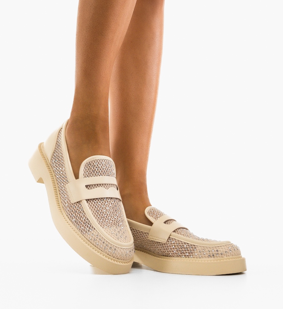 Pantofi Hoffm Bej | Confort și Stil Casual - imagine 3