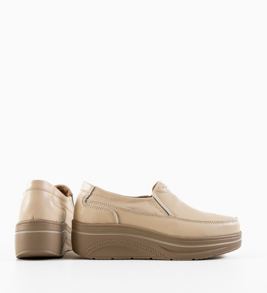 Pantofi Casual Rankin Bej | Confort Zilnic