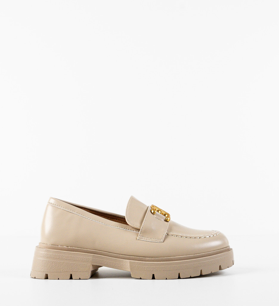 Pantofi Casual Dama Murray Bej Confort - imagine 6