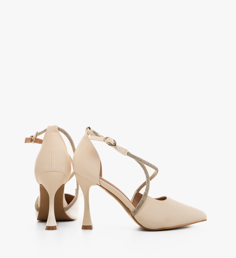 Pantofi Dama Austin Bej | Toc Elegant - imagine 4