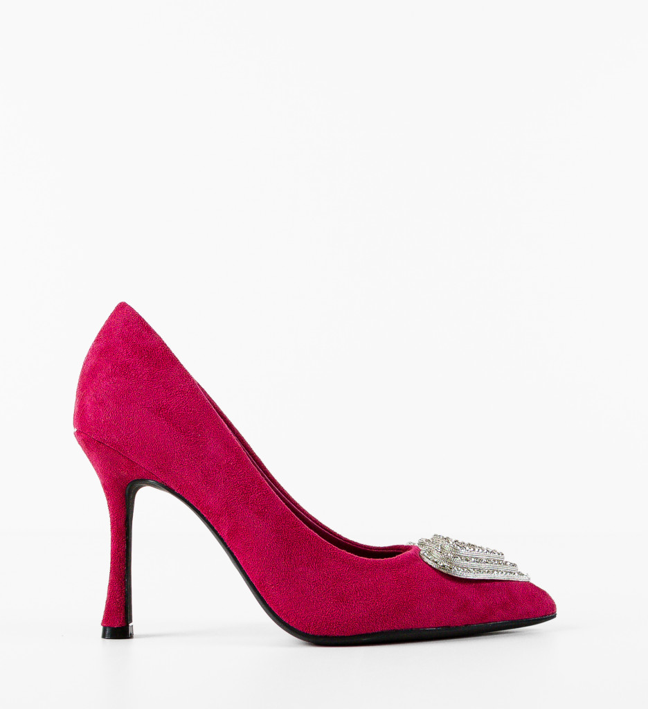 Pantofi cu Toc Oise Fuchsia | Stil și Eleganță - imagine 5