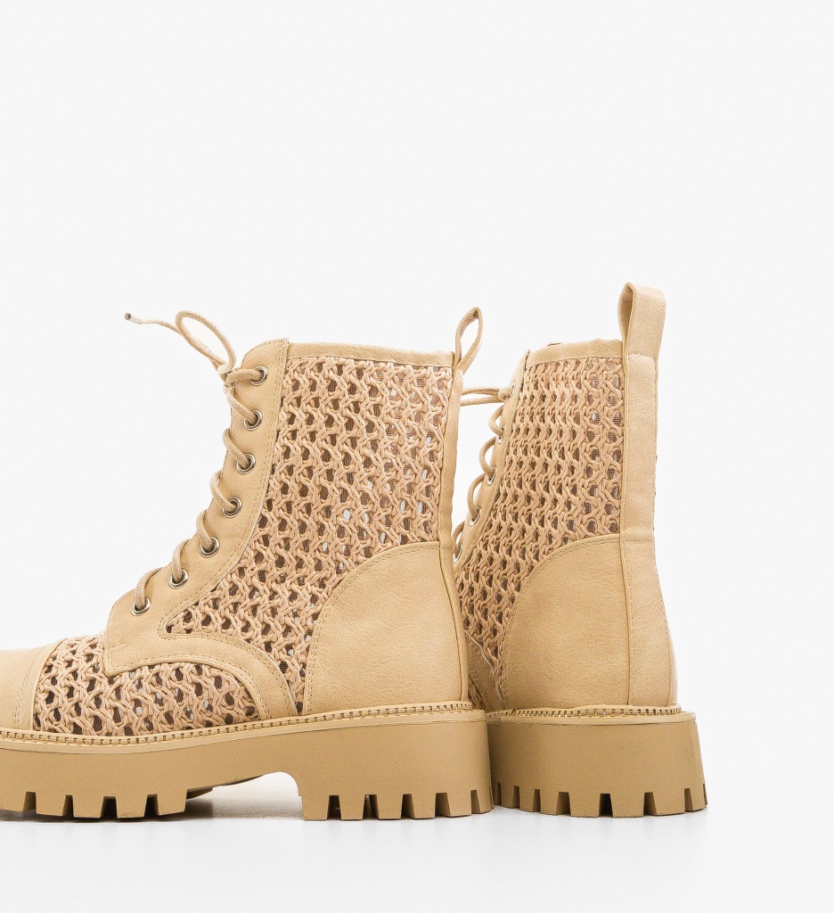 Ghete Dama Faith Bej | Eleganță și Confort - imagine 5