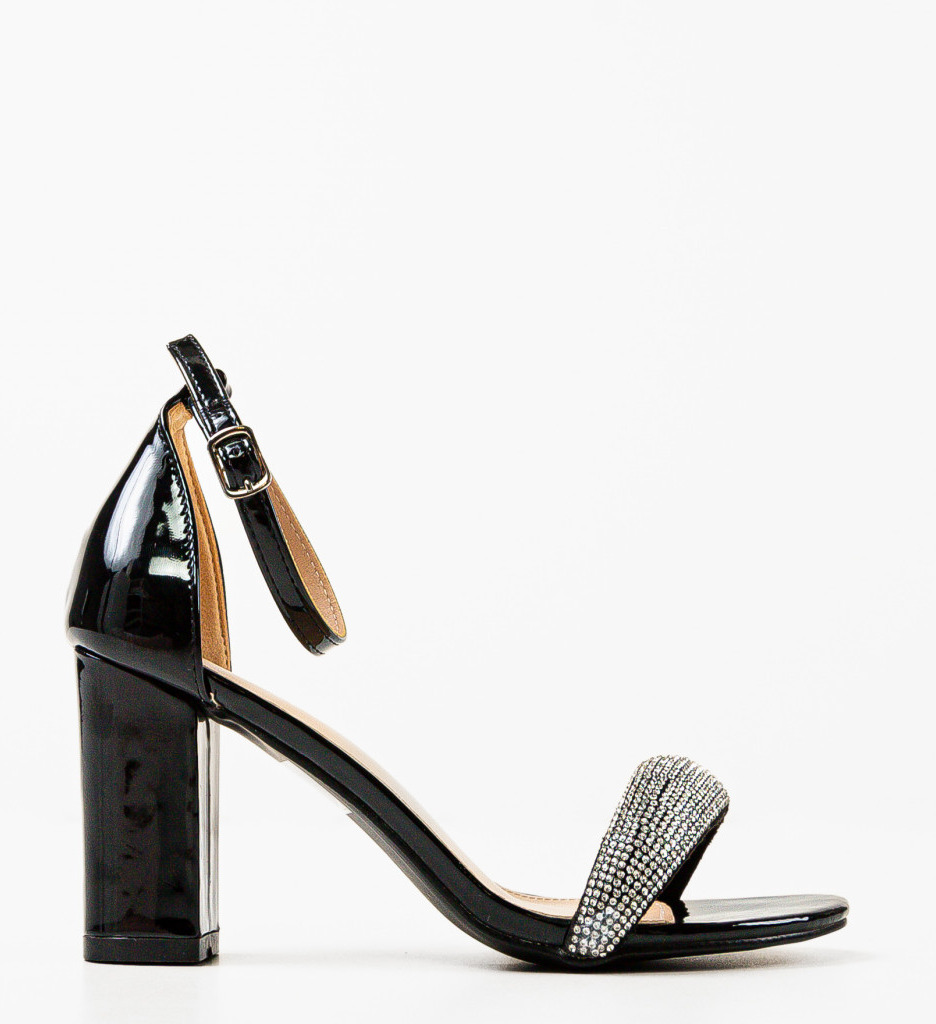 Sandale Toc Takent Negre | Eleganță Asigurată - imagine 4