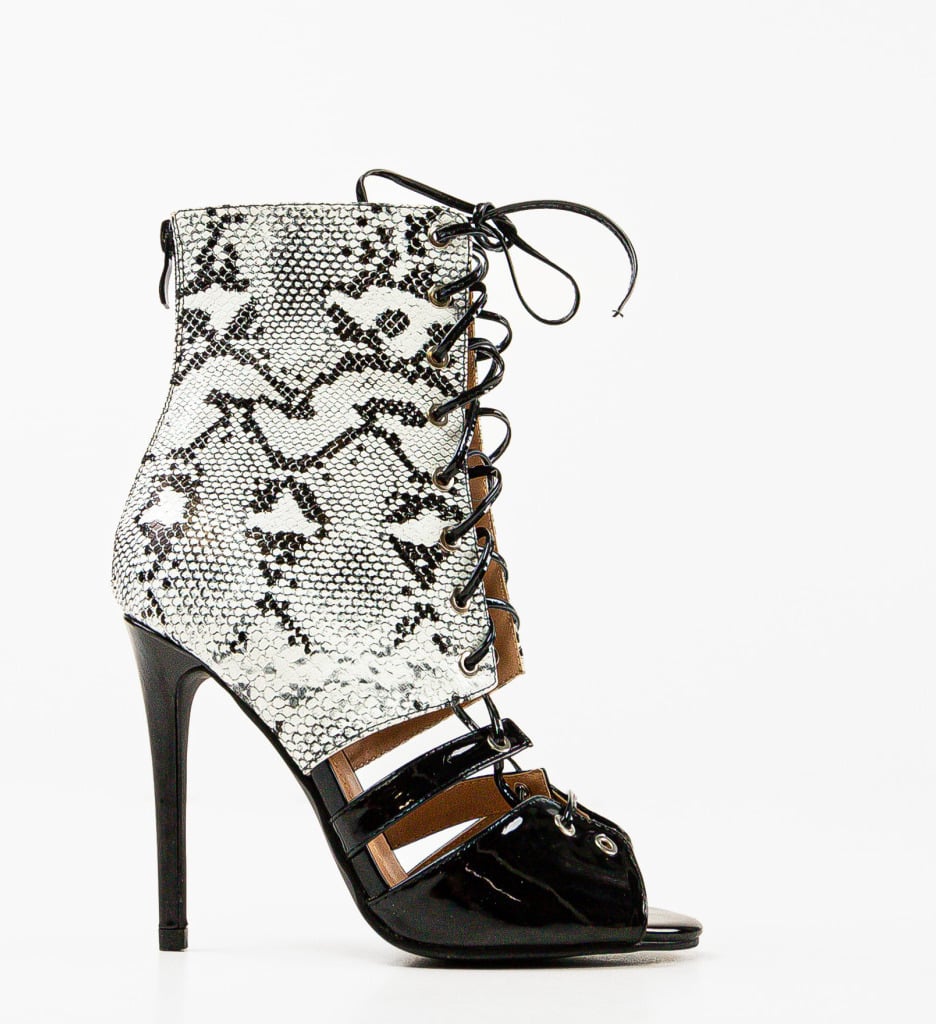 Botine Uchenna Albe - Eleganță și Confort - imagine 6