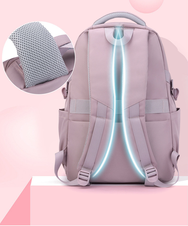 Rucsac Dama Delis GT2031 Roz, Impermeabil - imagine 6
