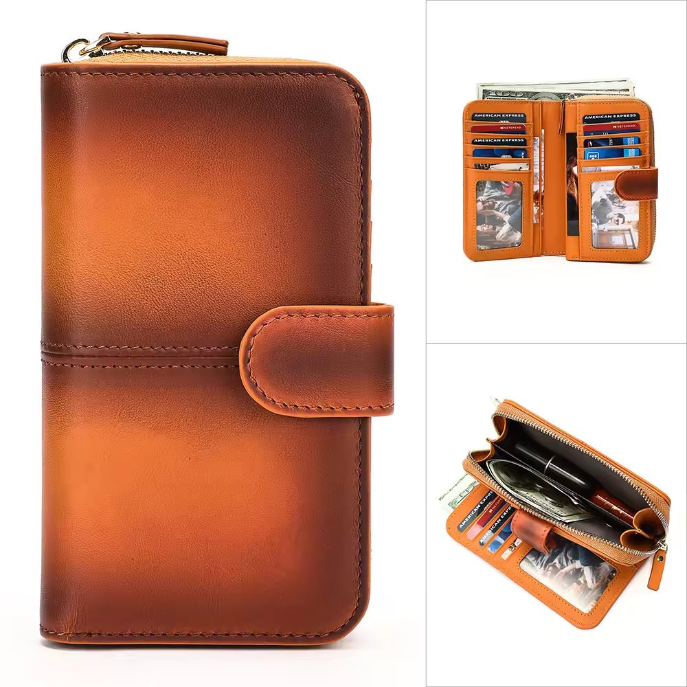 Portofel Dama Delis Piele | Elegant și Practic - imagine 3