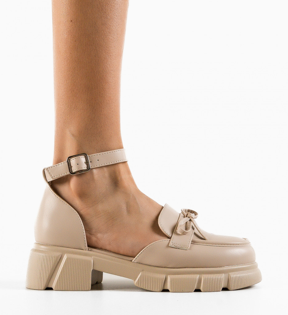Pantofi Casual Dorina Bej - Confort și Stil Zilnic - imagine 5