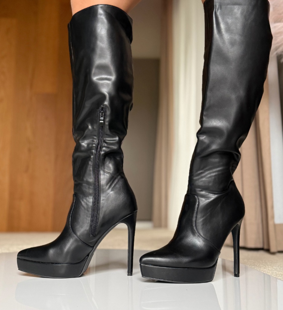 Cizme Byre Negre | Eleganță și Stil - Depurtat - imagine 9