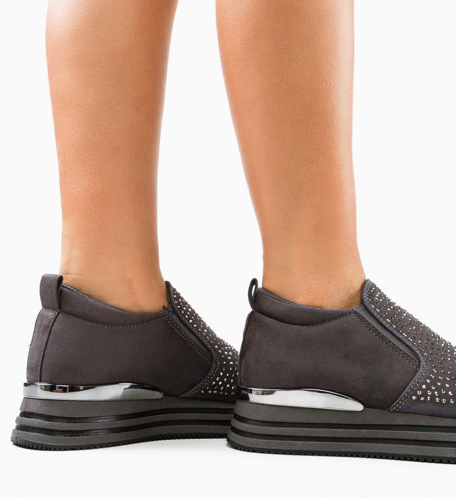 Pantofi Sport Duffy Gri - Confort și Stil - imagine 4