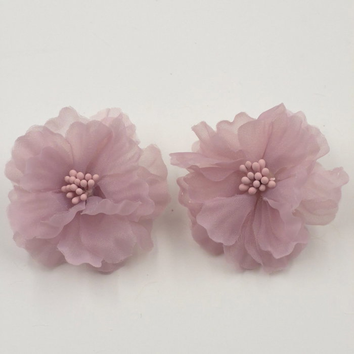 Cercei Statement Floare Lila Shopika