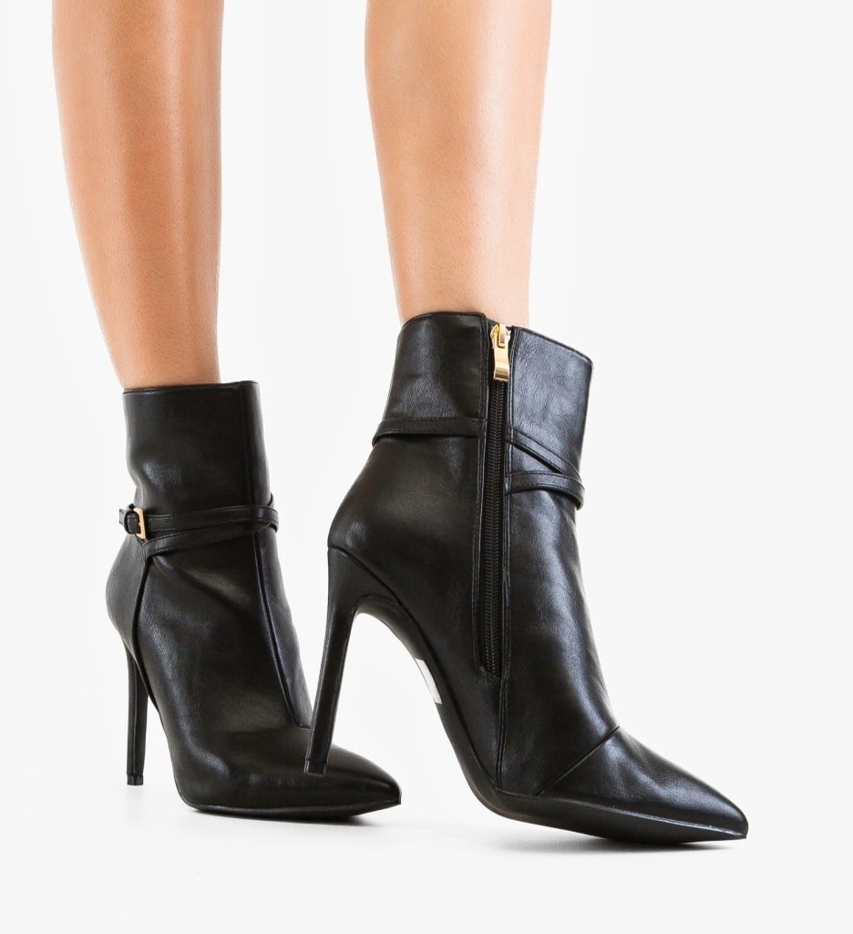 Botine Barbara Negre - Eleganță și Confort - imagine 2