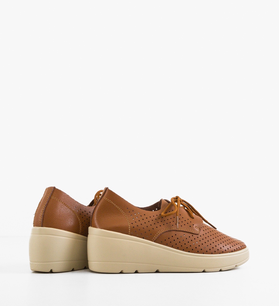 Platforme Dama Mersonk Camel - Stil și Confort - imagine 4