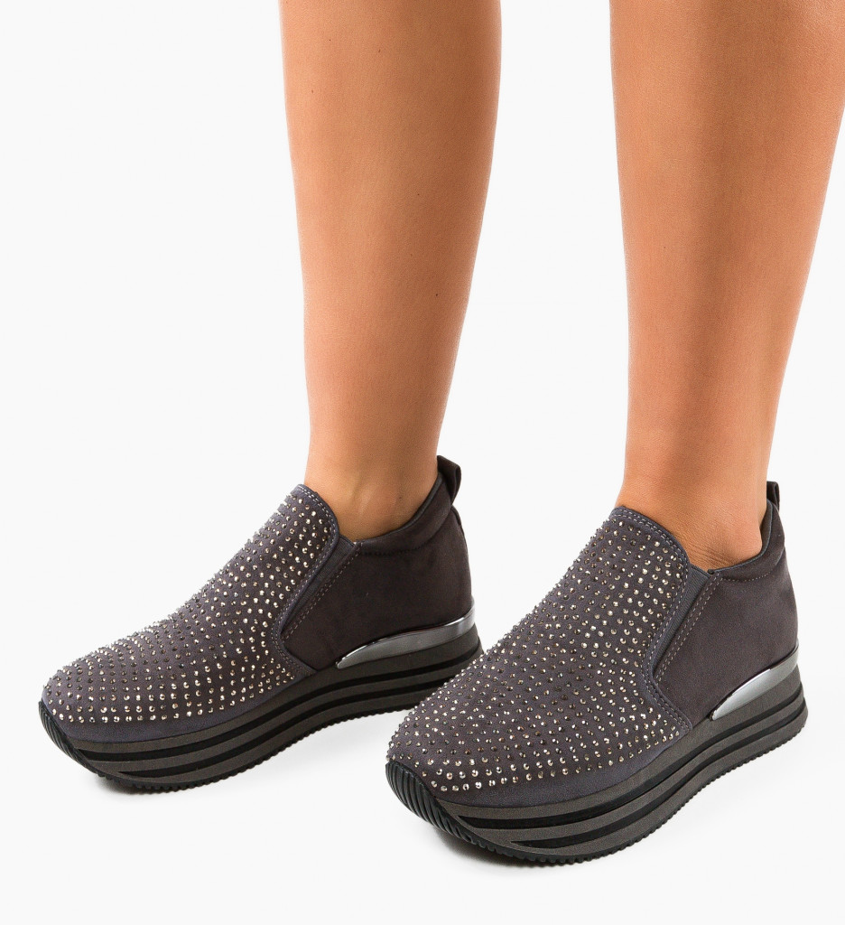 Pantofi Sport Duffy Gri - Confort și Stil - imagine 2
