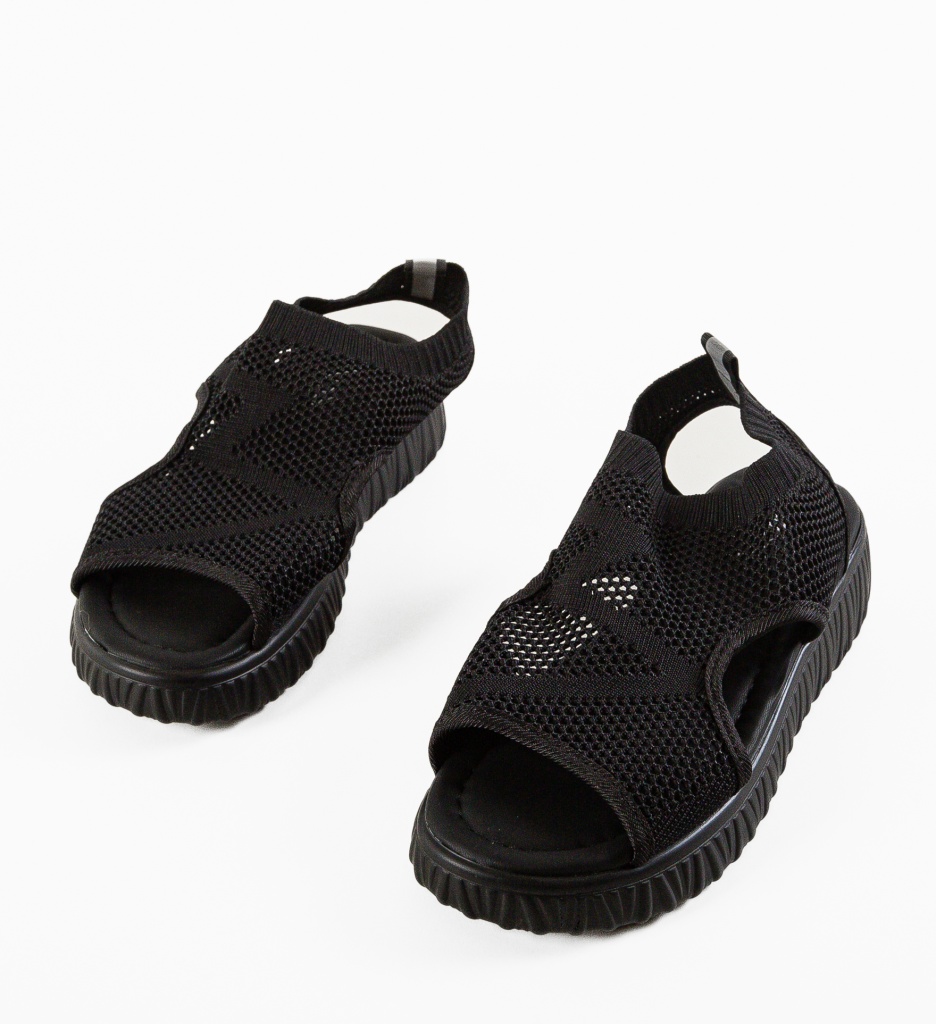 Sandale Existega Negre | Eleganță și Confort - imagine 6