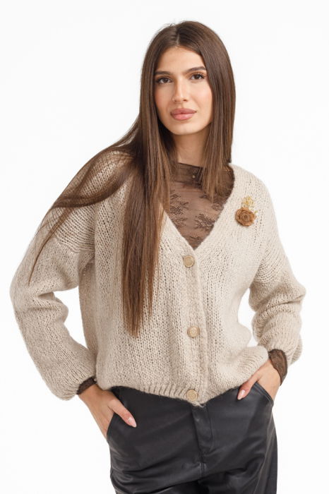 Cardigan Chic Lana & Mohair | Shopika