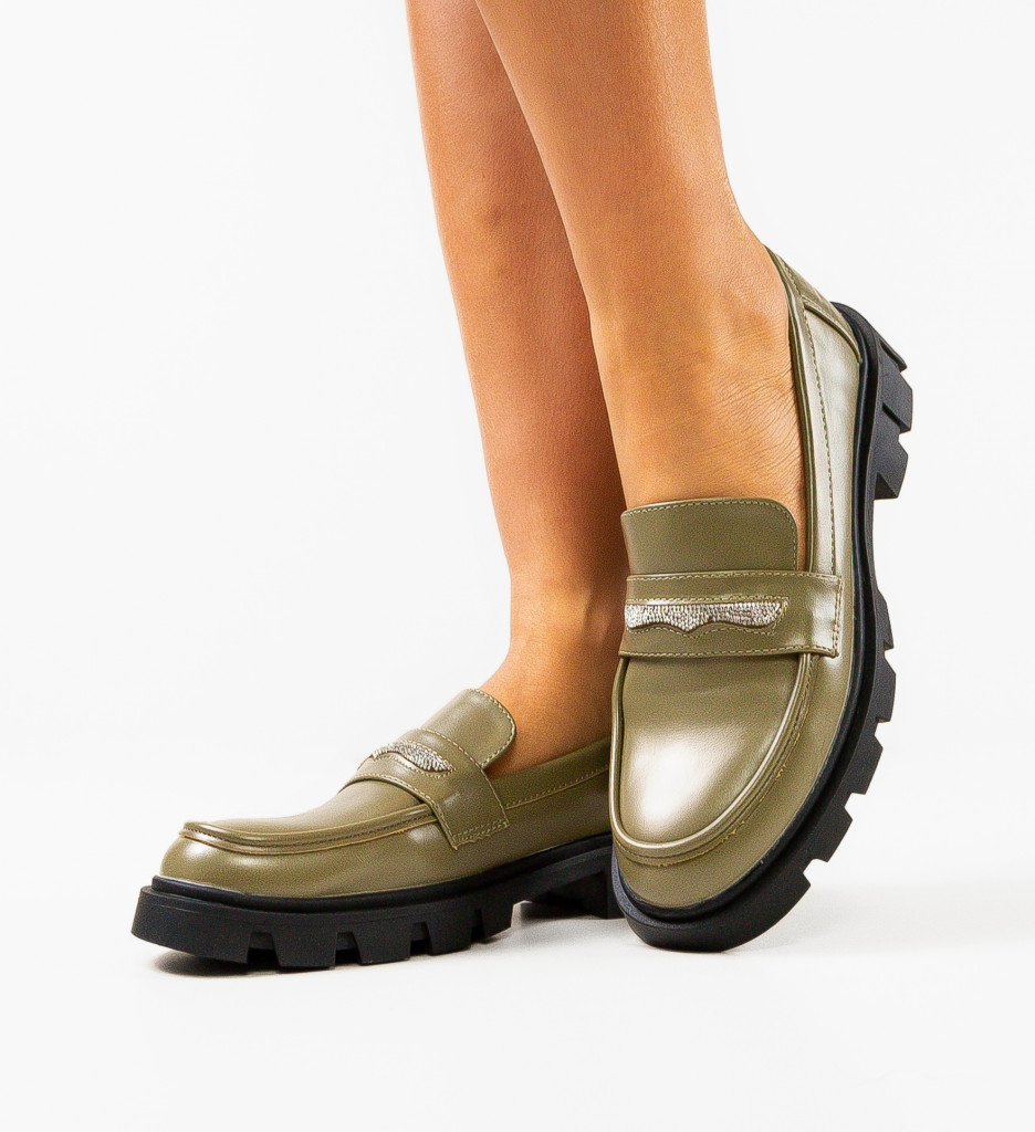 Pantofi Casual Sacipo Verzi - Confort & Stil - imagine 3