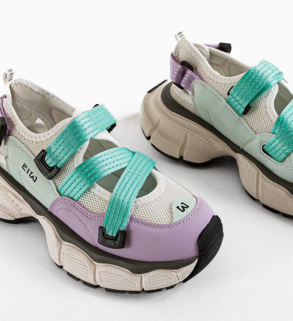 Sneakers Dama Ewiu Albastri | Confort și Stil - imagine 7
