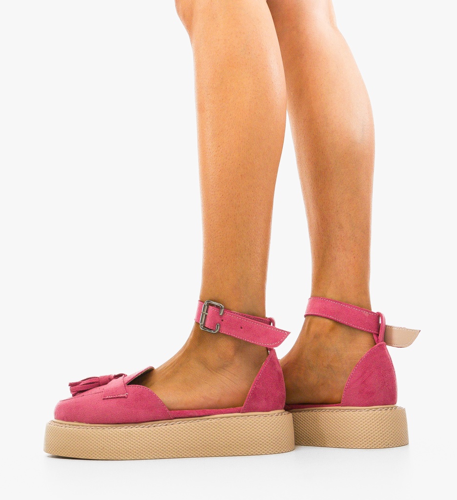 Pantofi Casual Kastor Fuchsia 2 - Confort & Stil - imagine 3