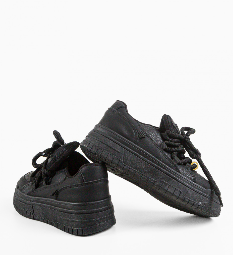 Sneakers Dama Negri Scec - Stil si Confort Urban - imagine 5