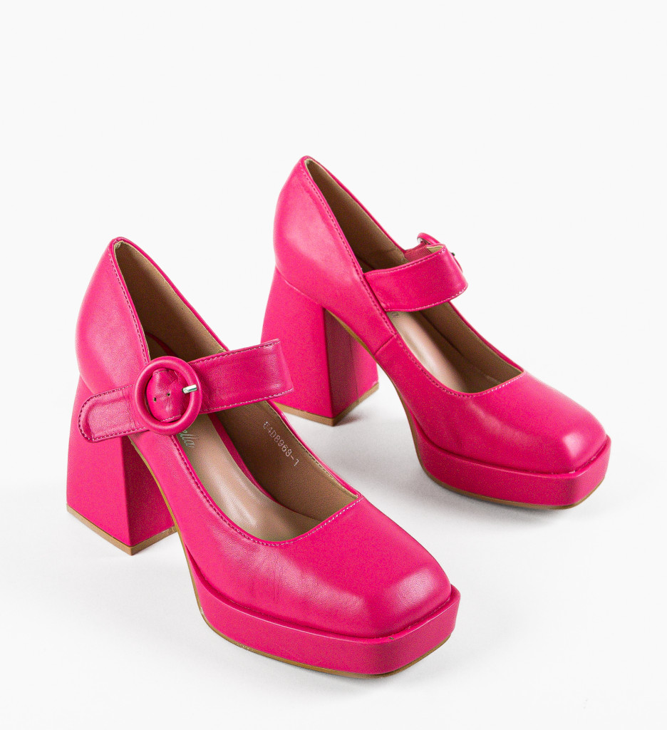 Pantofi Siyao Fuchsia - Eleganță pe toc - imagine 7