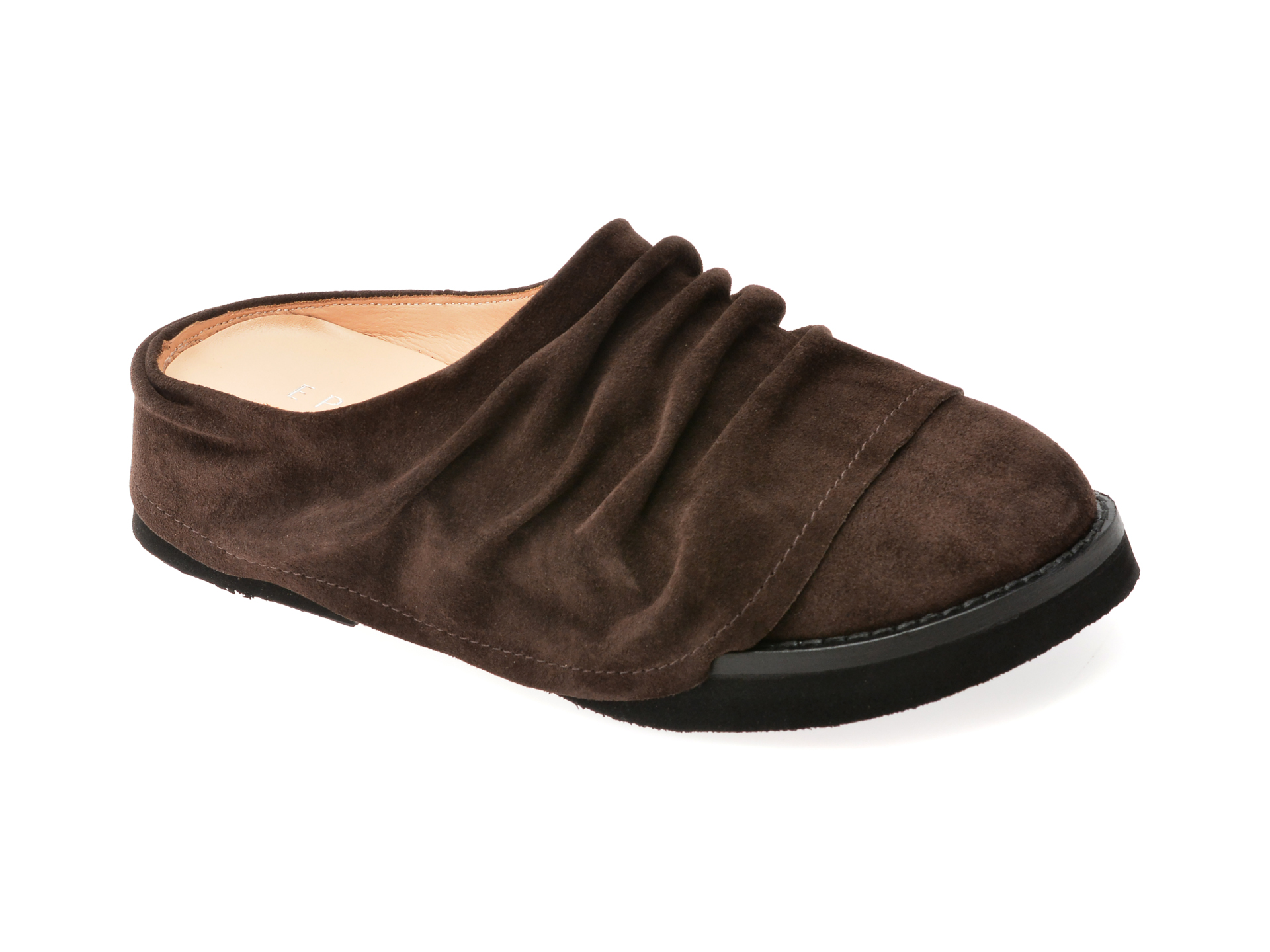 Papuci EPICA din piele intoarsa - Confort premium