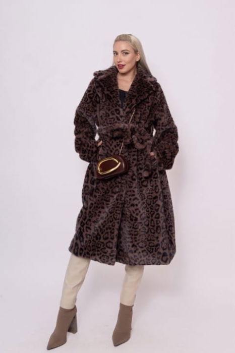 Haina Animal Print Shopika | Blăniță Artificială Premium