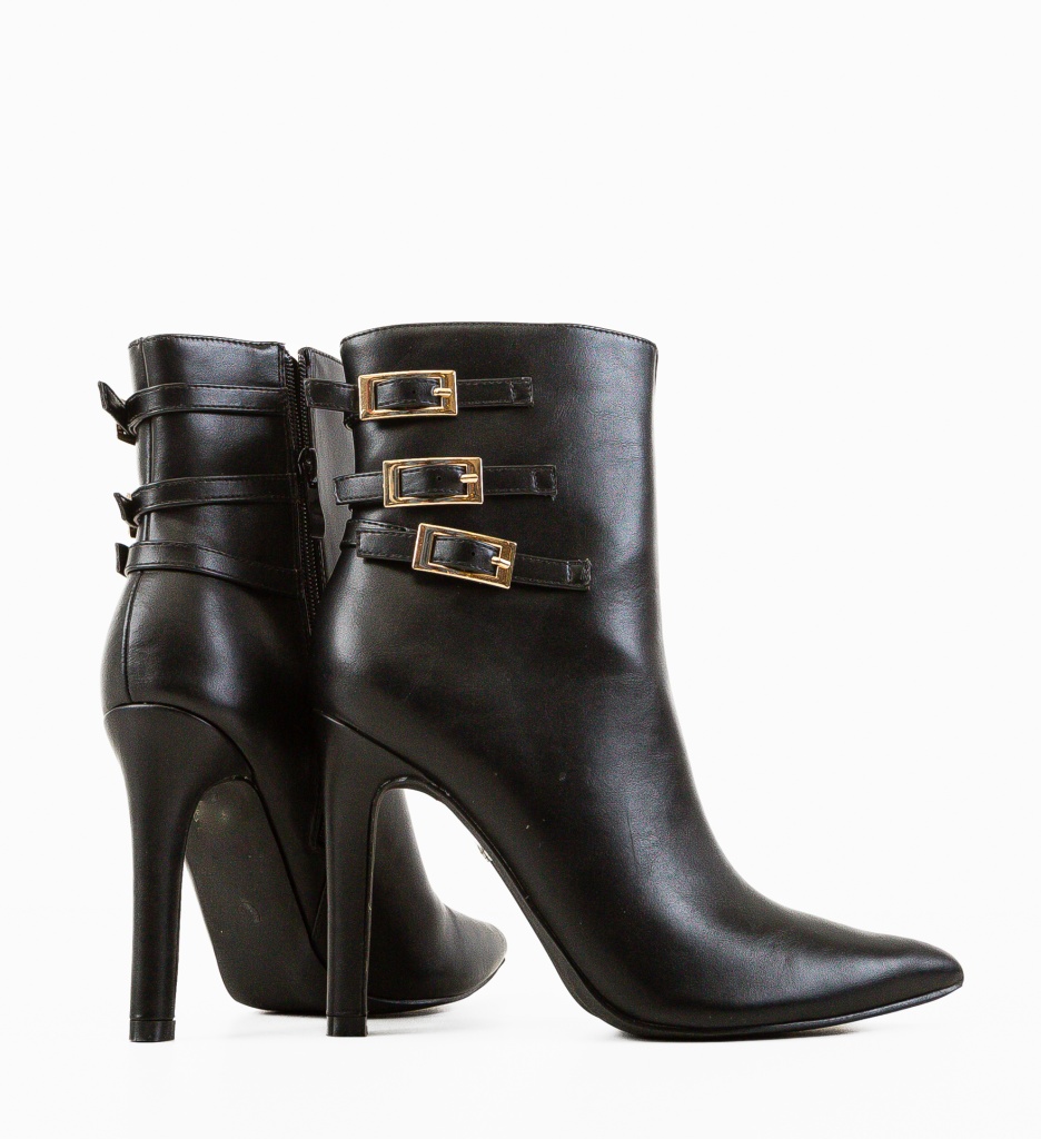 Botine Dama Poggi Negre | Eleganță și Confort - imagine 4