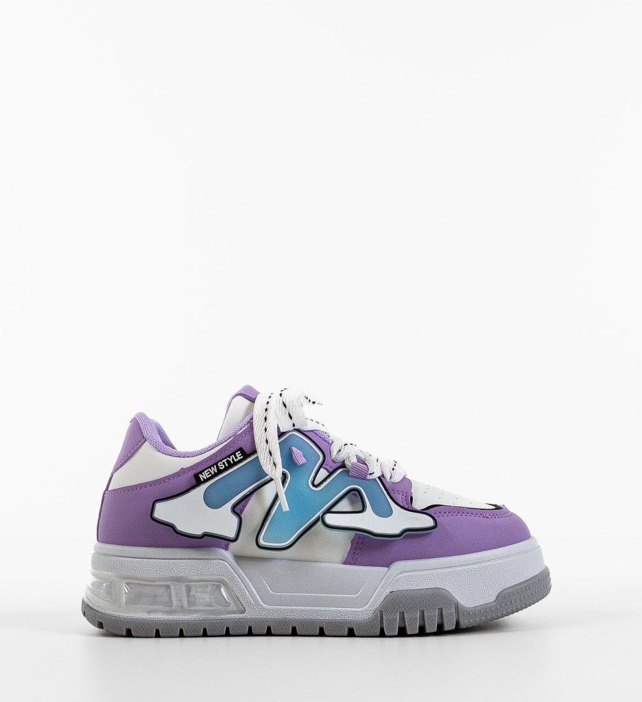 Niustile Sneakers Mov - Confort și Stil - imagine 5