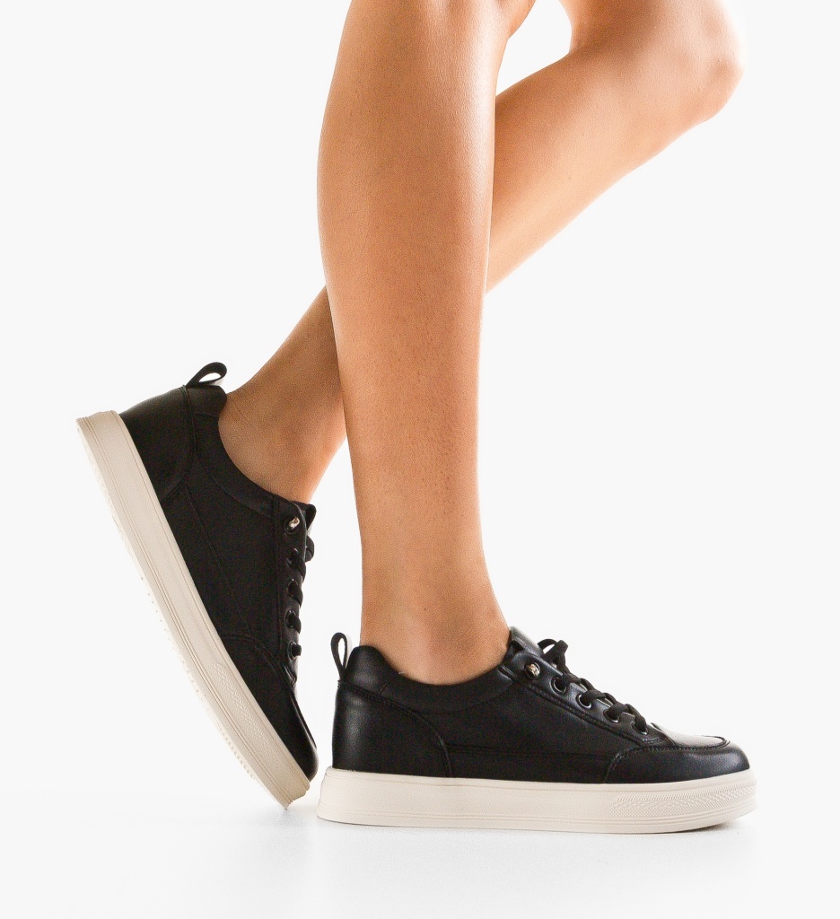Sneakers Dama Mumbai Negri | Confort & Stil - imagine 4