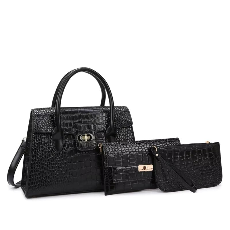 Set 3 piese Delis Ravena GT3227 Negru