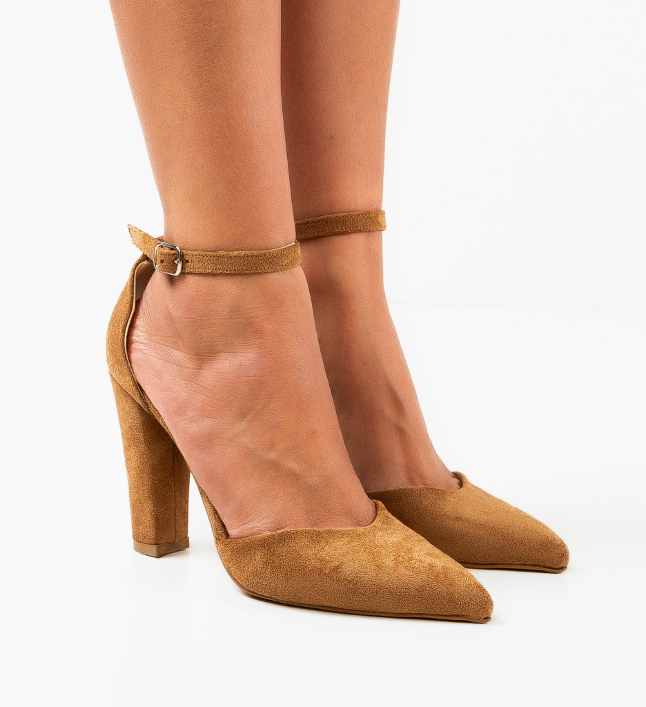 Pantofi Dama Camel Gizmo - Stil și Eleganță - imagine 2