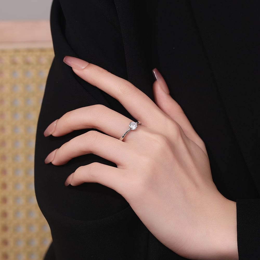 Inel Argint Delis Elegant cu Zirconiu - imagine 2