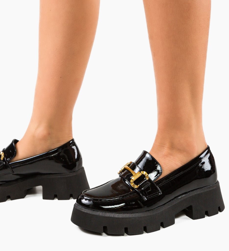 Pantofi Casual Spencer Negri | Confort & Stil - imagine 6