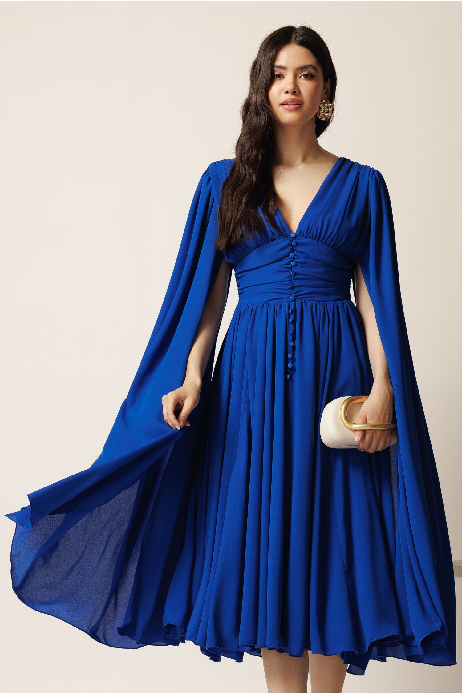 Rochie DY Fashion Albastră din Voal Eleganta